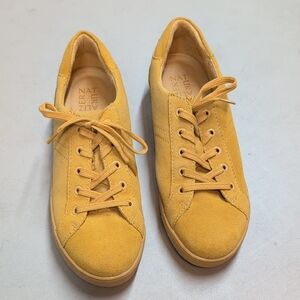 Naturalizer Yellow Sneakers Suede Low-Top